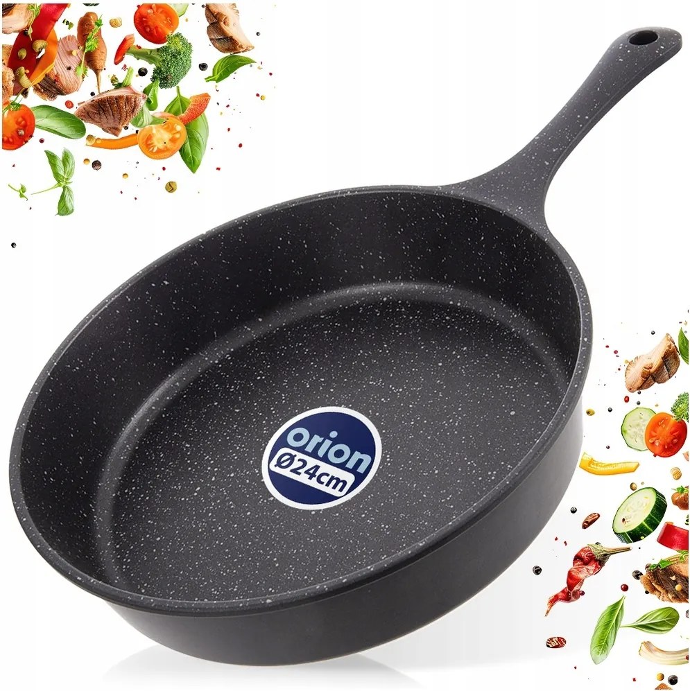 Gránit serpenyő pároláshoz Orion Grande 24 cm indukciós gáz