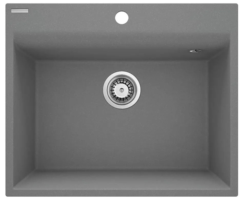 Deante ZRC_S10A - Konyhai mosogató CORIO 50x60 cm gránit/metál szürke
