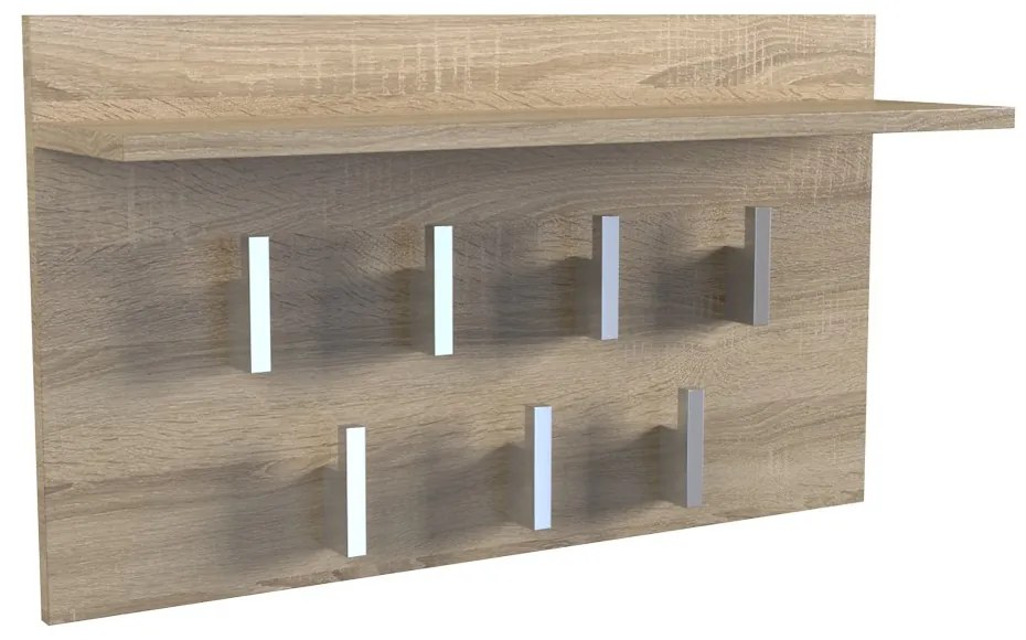 Aldabra 2F modern fogas, 70x40x20 cm, sonoma