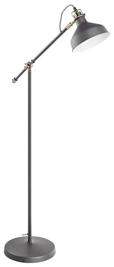 EMOS Állólámpa ARTHUR 1xE27/25W/230V szürke EMS1142