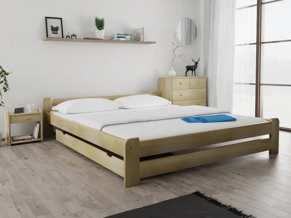 Emily ágy 120 x 200 cm, fenyőfa Ágyrács: Léces ágyrács, Matrac: Sommera 18 cm matrac