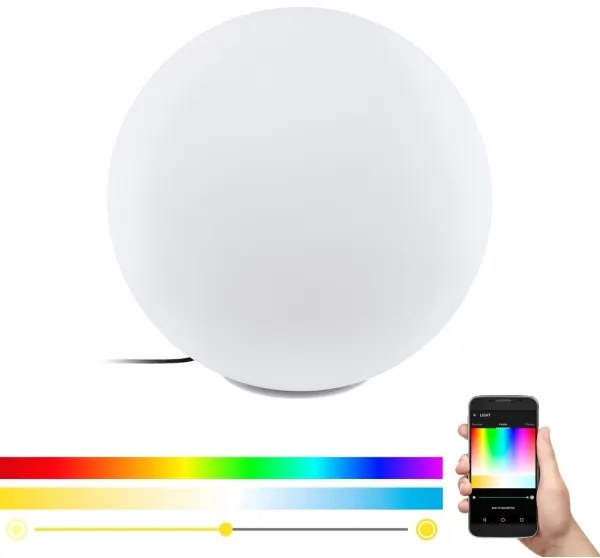 Eglo 98108 - LED RGBW kültéri lámpatest MONTEROLO-C 1x LED/9W/230V, IP65, Ø600 mm
