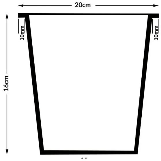 Casaria® Virágcserép - 95 x 27 x 60 cm - fekete