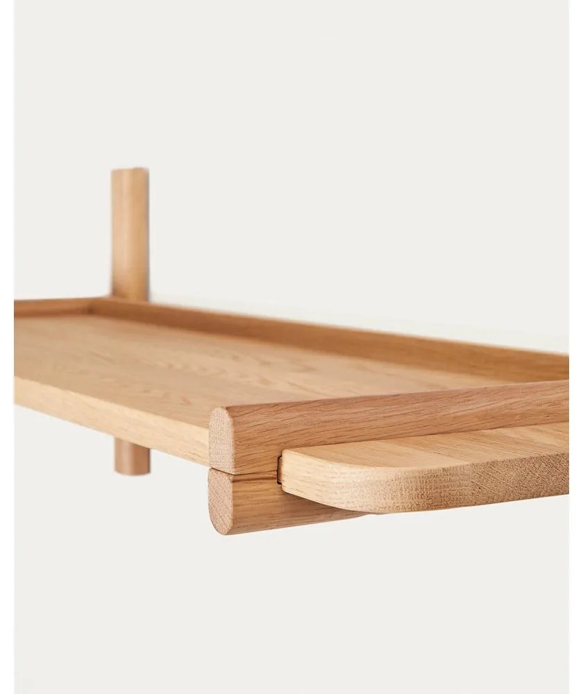 Natúr színű tölgyfa moduláris polcrendszer 110x28 cm Sitra – Kave Home