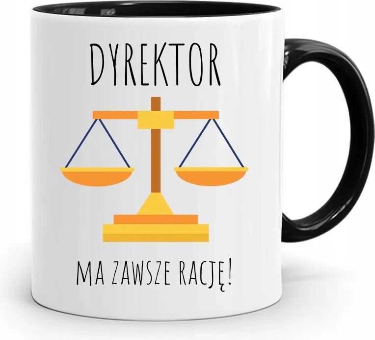 Az Igazgató Számára A Fekete Bögrének Mindig Igaza Van A fényképes nyomtatással