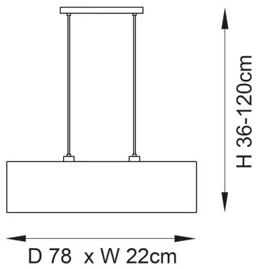 Endon 101692 - Csillár zsinóron LONGSHORE 2xE27/10W/230V bézs