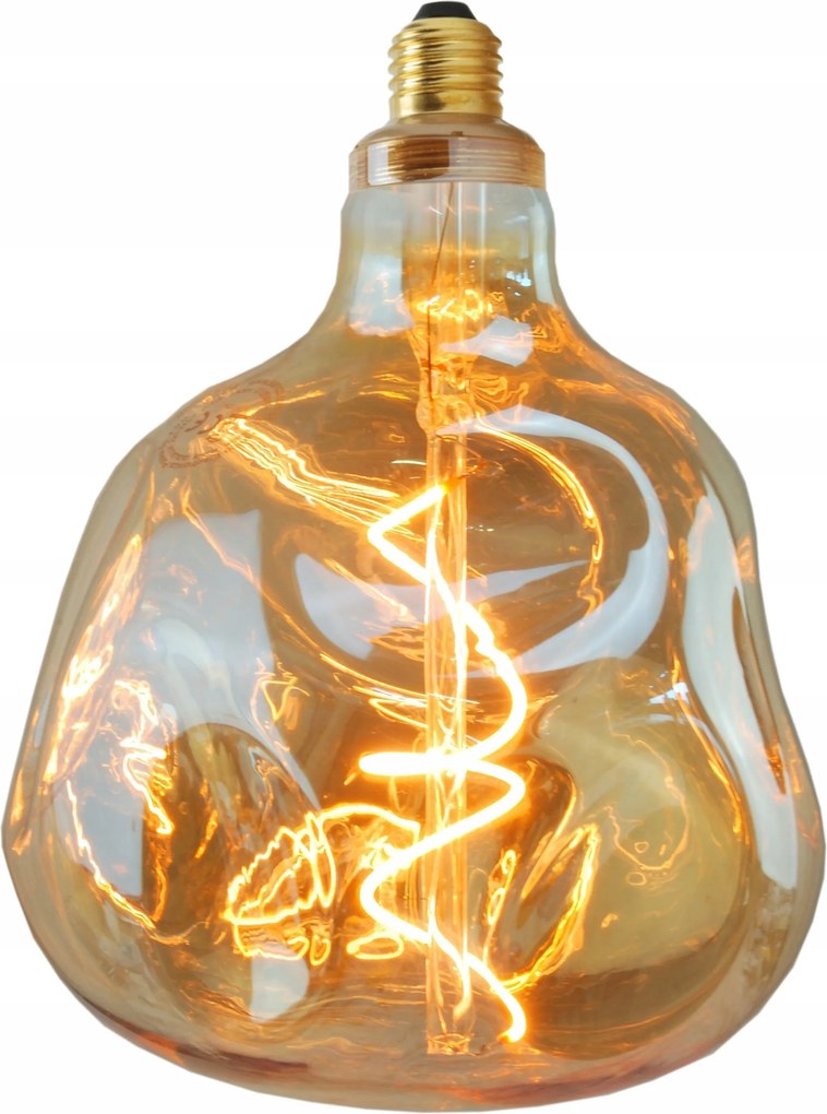 Dekoratív nagy Led izzó borostyán Amber pók lámpa loft retro Deco