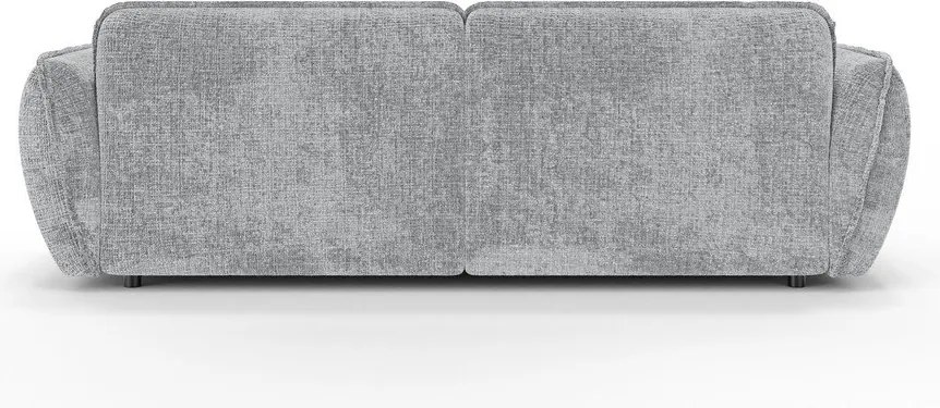 Világosszürke zsenília sarokkanapé (bal oldali-heverő résszel) Nelia – Ropez