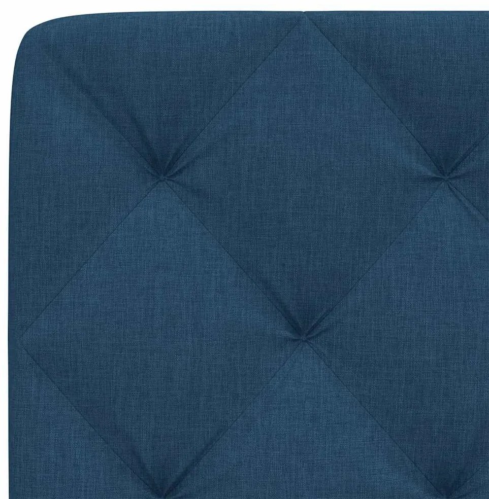 kék szövet fejtámla párna 90 cm