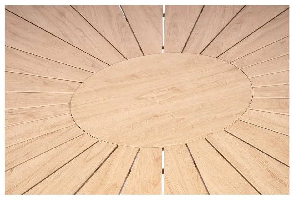 4 db fehér étkezőszék Jaanna és természetes asztal Marienlist - Bonami Essentials