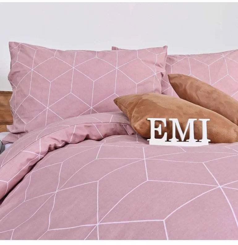 EMI Alya rosa flanel ágyhuzat