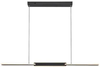 RÁBALUX 72231 SINDRI Modern Led Függesztett Lámpa Fekete IP20