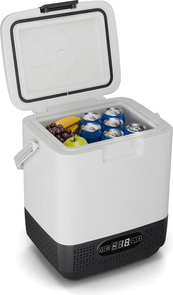 Klarstein SwiftFrost 12L hűtőtáska, 12V-24V/230V, -20 °C-ig, kompresszor, 2 teljesítményszint, LED kijelző