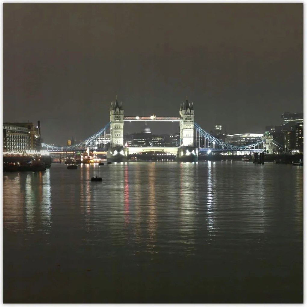 Poszterek 100x100 Éjszakai panoráma London
