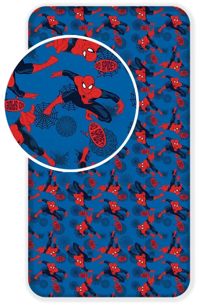 Pókember Go gumis lepedő 90x200 cm