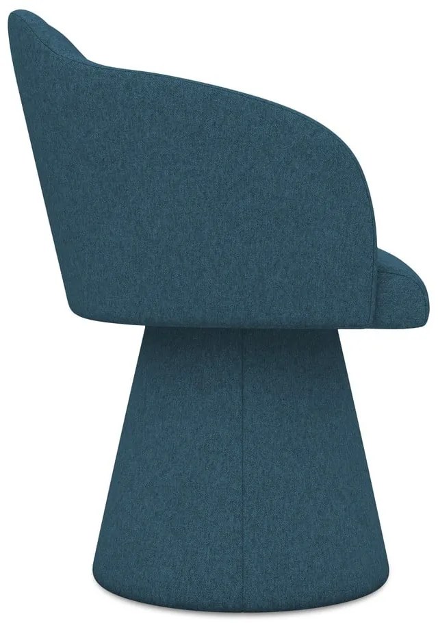 Kék kárpitozott étkezőfotel Kanoa – Makamii