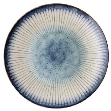 24 részes étkészlet kék/porcelán