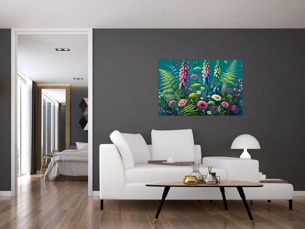 Kép - Mezei virágok (90x60 cm)
