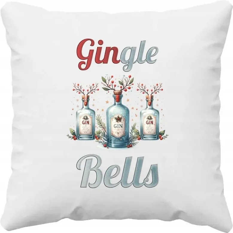 Gin-gle bells Vicces Karácsonyi Párna