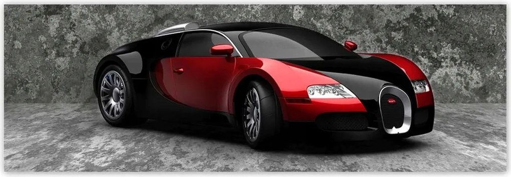 Fotótapéta 312x104 Bugatti Veyron Piros