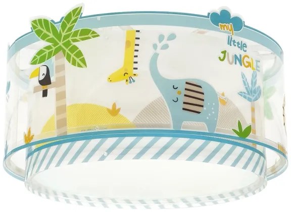 Dalber 76116 - Gyermek mennyezeti lámpa JUNGLE 2xE27/15W/230V