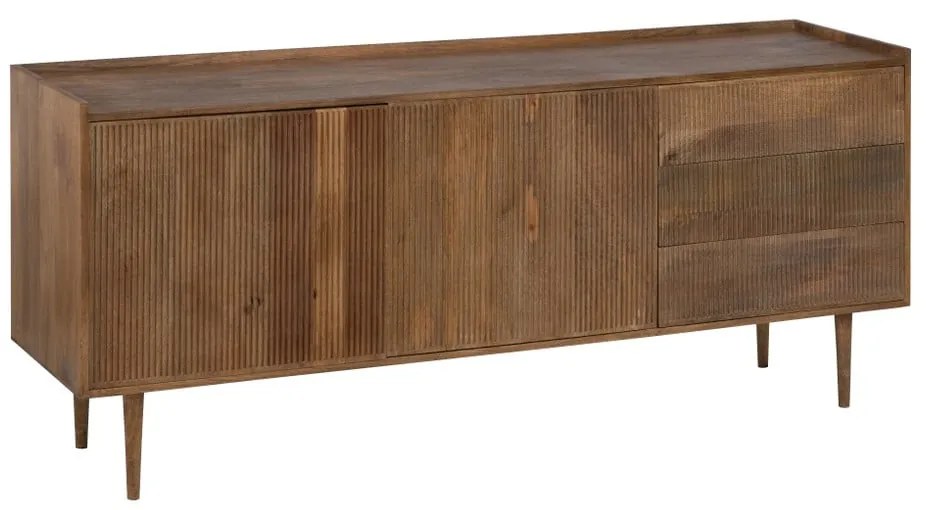 Natúr színű mangófa alacsony komód 174x75 cm Apricot – Ixia