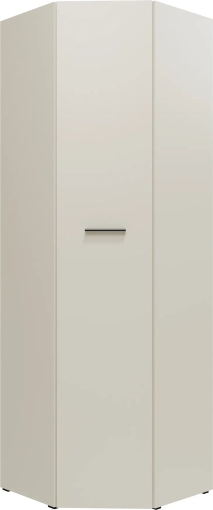 Sarokszekrény CR3-GLOS 64x64 kasmír modern ruhatároló rúd