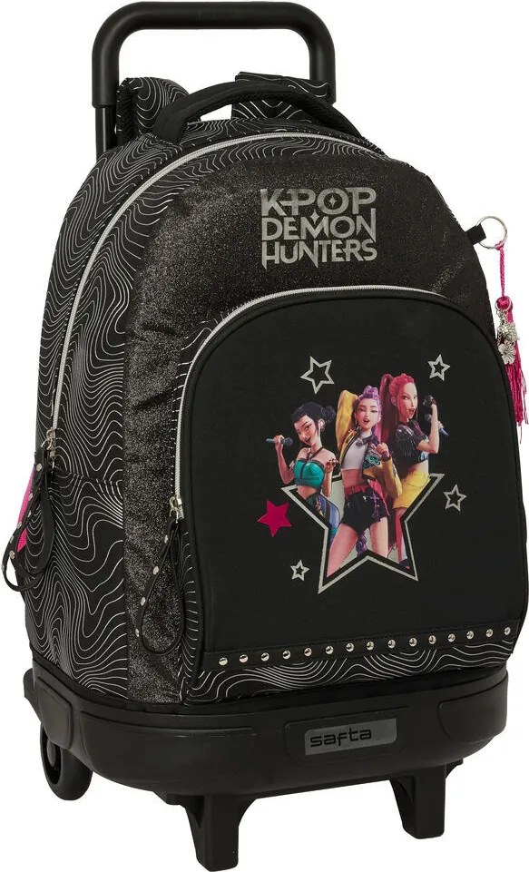 K-pop Démonvadászok Energy prémium gurulós iskolatáska, táska 45 cm