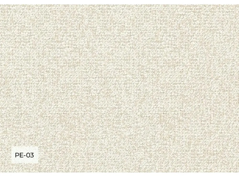 Krémszínű kinyitható tárolóhelyes moduláris sarokkanapé (jobb oldali) Lulu – Miuform