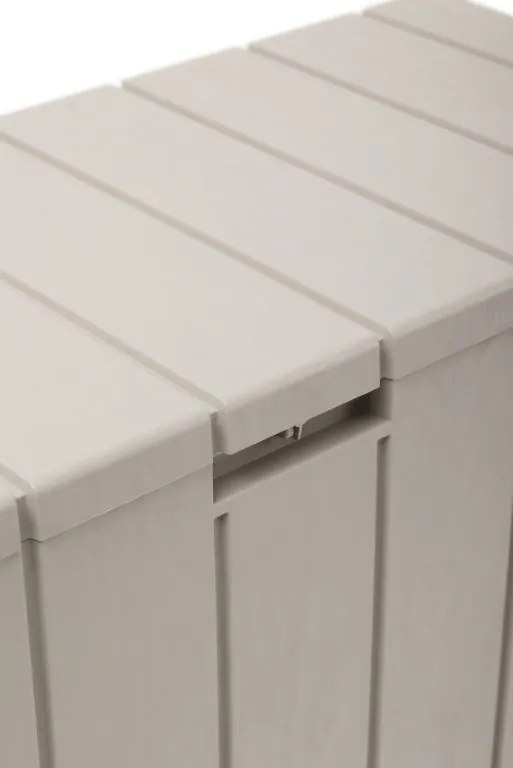 BRAVO Garden Műanyag tároló doboz 270 L  világosszürke