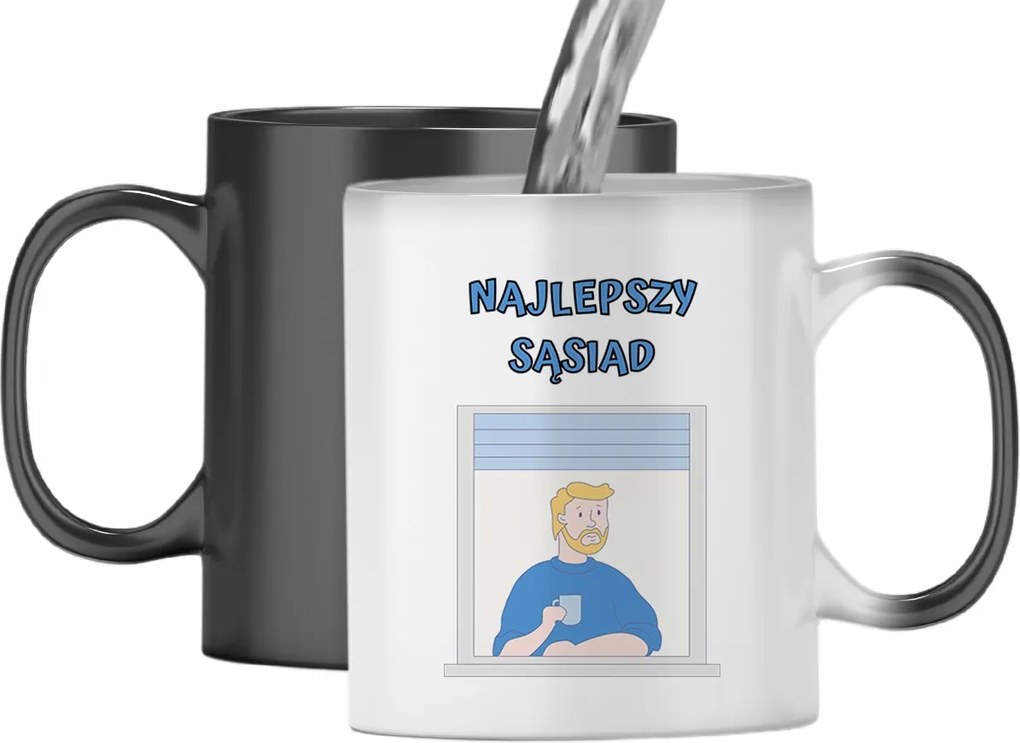 Mágikus Bögre A Szomszédnak Színváltós, fényképes nyomattal