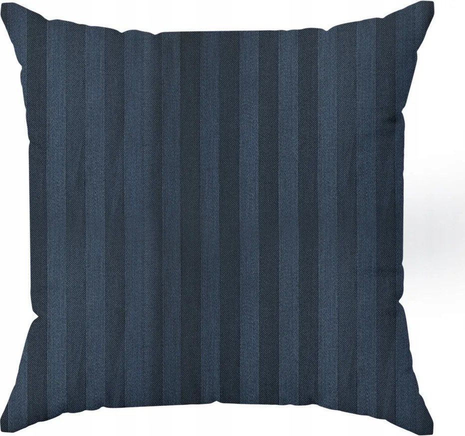 Dekoratív párnahuzat Vera 40x40 Eurofirany sötétkék csíkos
