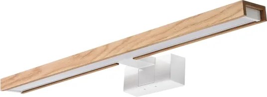 Brilagi - LED fürdőszobai tükörvilágítás 3 az 1-ben WOODY MIRROR LED/12W/230V IP44 fehér/tölgy