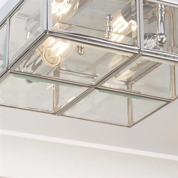 Searchlight 6769-26CC - Mennyezeti lámpa FLUSH 2xE14/40W/230V króm