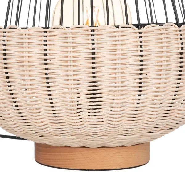 Atmosphera - Asztali lámpa ANEA 1xE27/40W/230V rattan