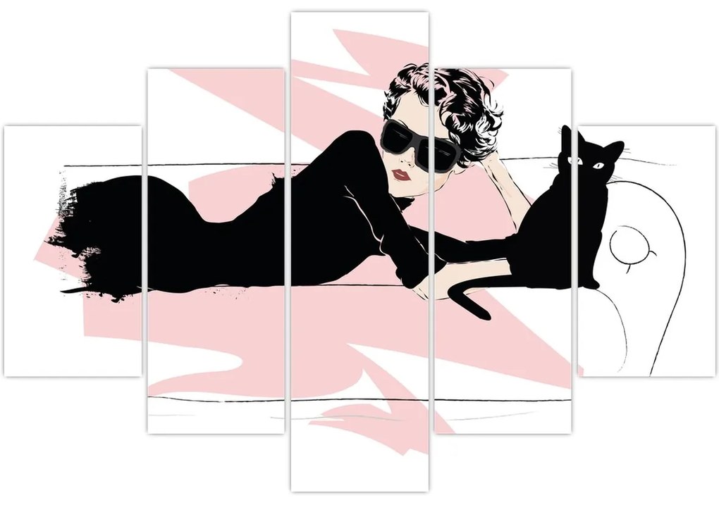 Kép - Fashion lady (150x105 cm)