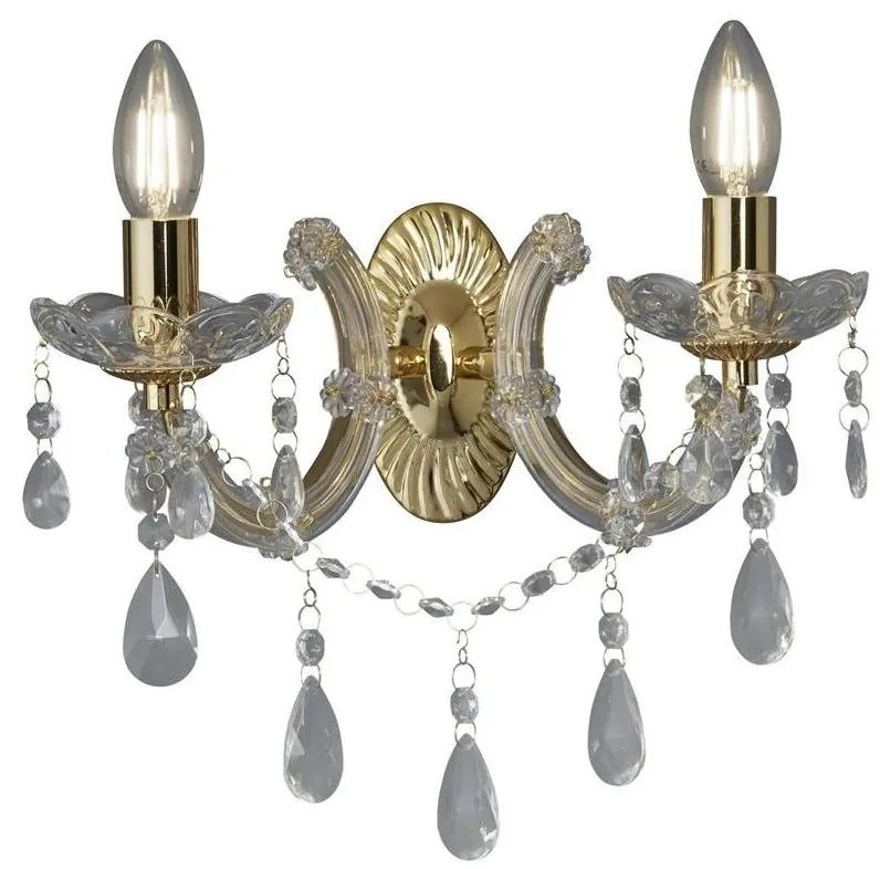 Searchlight - Kristály fali lámpa MARIE 2xE14/40W/230V