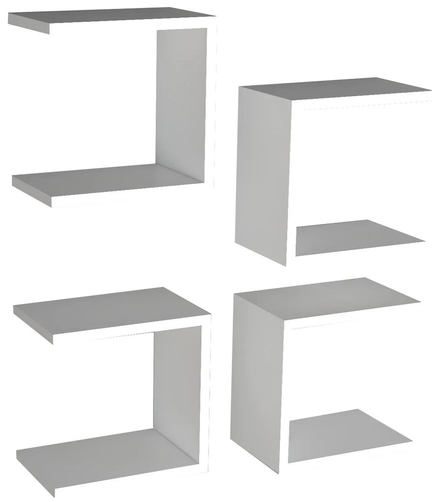 Fali polc Base - White