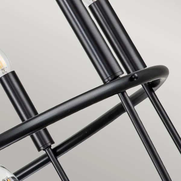 Kichler KL-CAPITOL-HILL12-BLK-Láncos csillár CAPITOL HILL 12xE14/40W/230V fekete