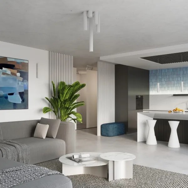 Sollux SL.1532 - Spotlámpa KARBON 1xGU10/10W/230V 30 cm fehér