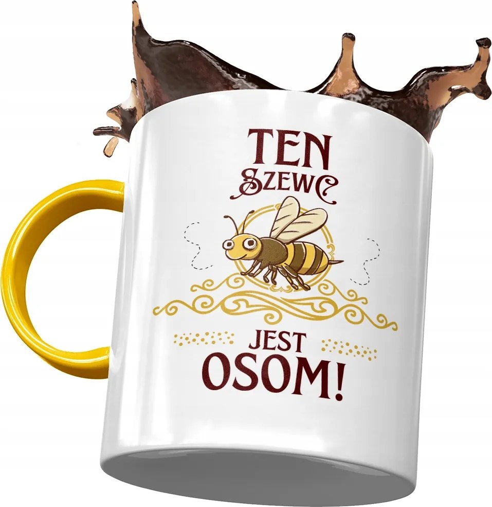 Sárga Bögre Cipésznek Ez A Cipész Darázs Ajándék Nyomtatott Fotóval