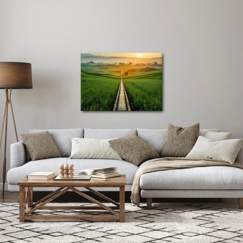Kép - Napfelkelte a völgy felett (70x50 cm)