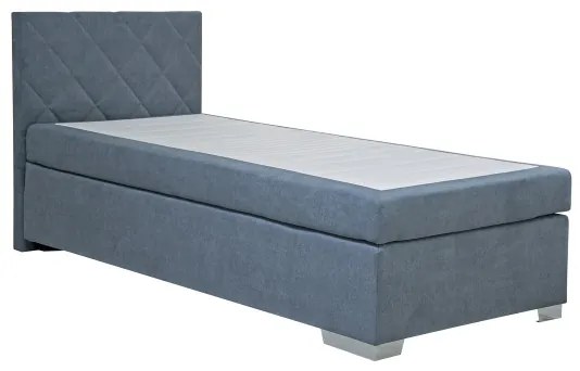 Kárpitozott IDA ágy matraccal, 90 x 200 cm, kék