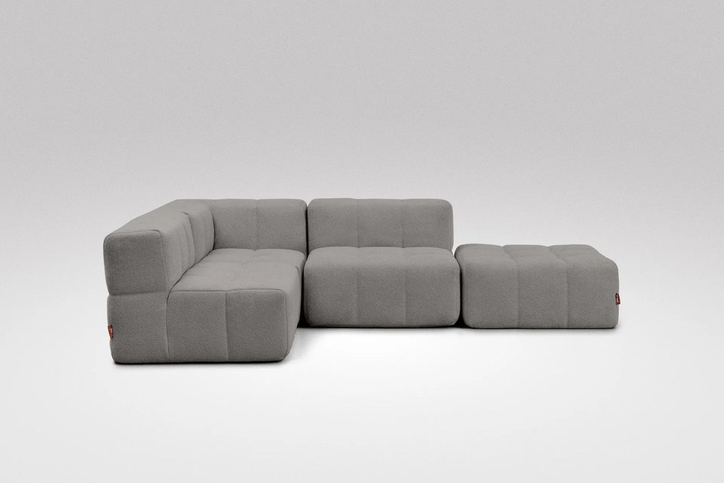 4 Teiliges Modulares Sofa – Grau