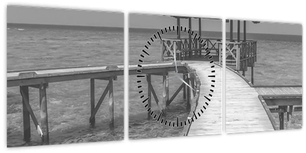 Kép - Maldív-szigetek (órával) (90x30 cm)