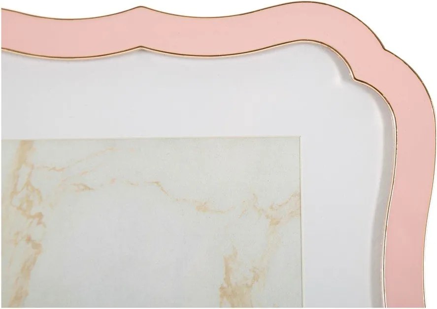 Világos rózsaszín fém-üveg álló képkeret 17x22 cm Margot – Mauro Ferretti