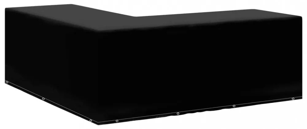 2 db L-alakú kerti bútor huzat 12 fűzőlyukkal 250 x 250 x 90 cm