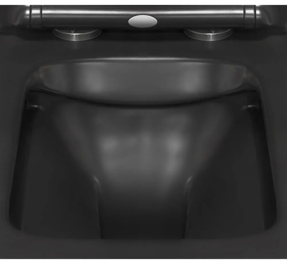 Tinos BLM fekete fali rimless WC