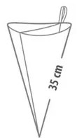 Tescoma DELÍCIA Dupla habzsák, 35 cm