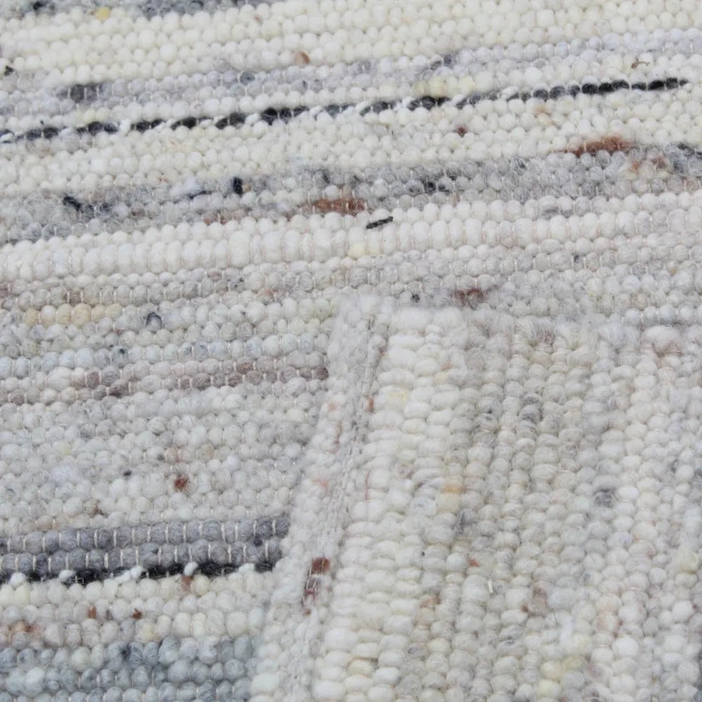 Vastag gyapjú szőnyeg Rustic 201x297 kézi és gépi szövésű gyapjú szőnyeg